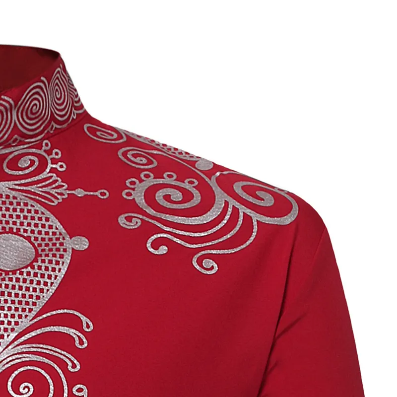  Long Sleeve Autumn Male Dashiki Vintage T shirts 2018 Bohemia Retro Tops Mens African Print T-shirt Ethnic Long Tees M-3XL (1)
