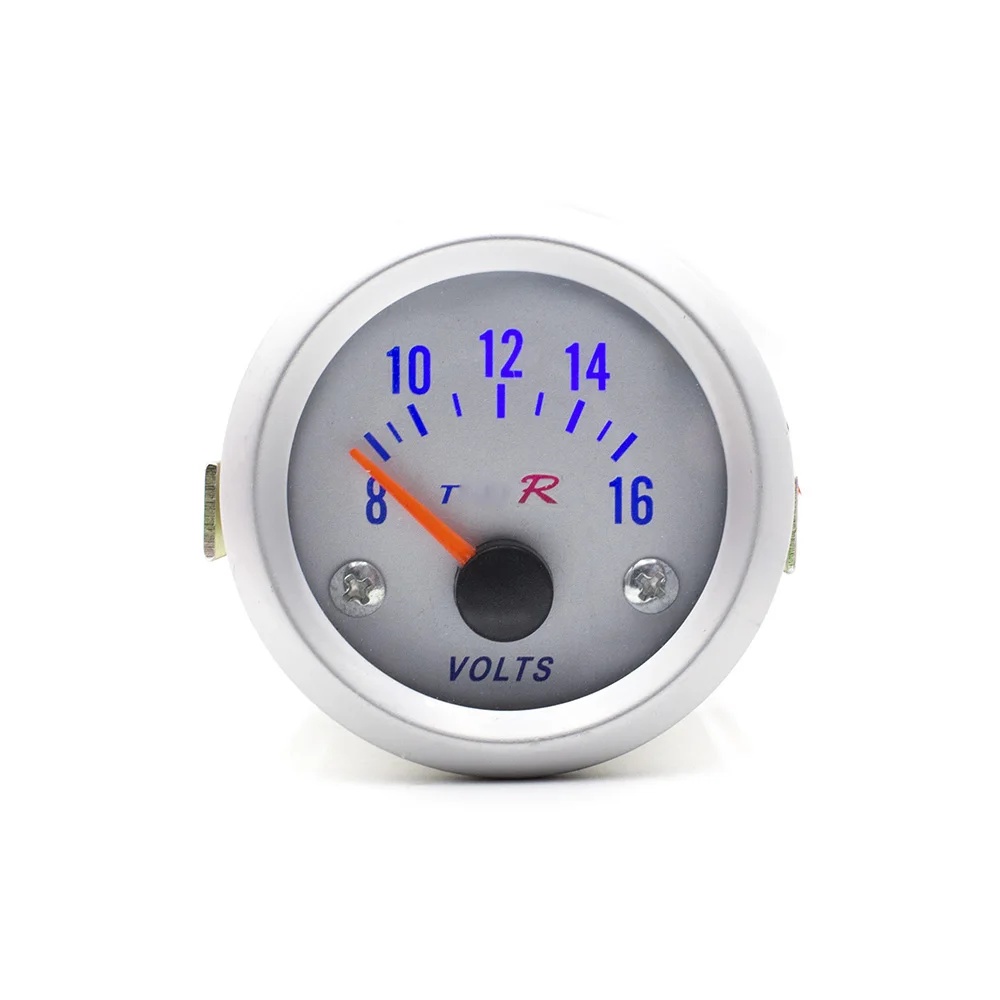 New Universal 2" 52mm Voltmeter Gauge 816V LED Car Thermometer Voltmeter Car Meter Volt Gauge