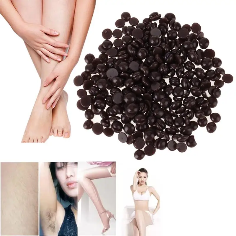 

20g Chocolate Flavor Paper Depilatory Wax Waxing Pellet Body Beauty Bikini Arm pit Leg Hair Removal Epilation for Skin Props