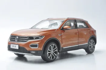 

1:18 Diecast Model for Volkswagen VW T-ROC 2018 SUV Orange Alloy Toy Car Miniature Collection Gift TROC T Roc