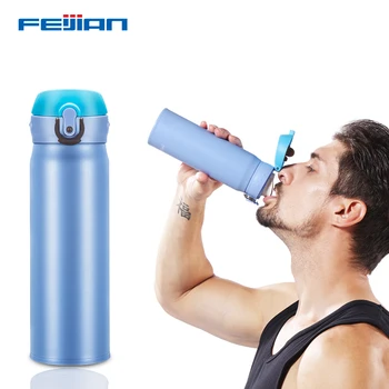 

Feijian 500ml Thermos Bottle Thermo Cup Vacuum Insulated Double Wall Stainless Steel Super Light 206.5g Powder Coated