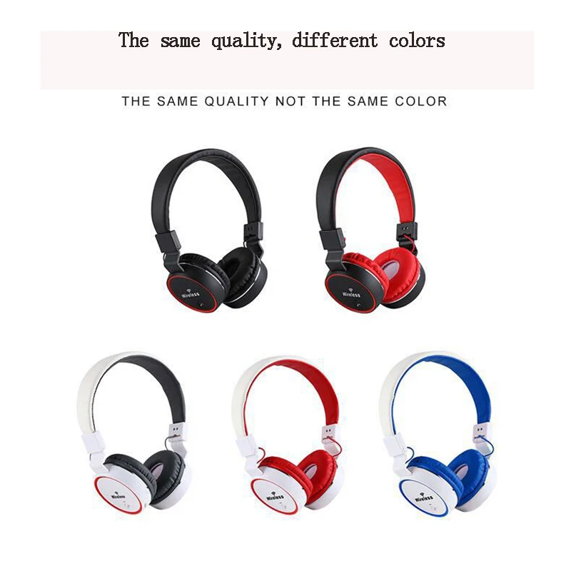

ACCALIA Color stereo audio Mp3 Bluetooth headset wireless headset with microphone
