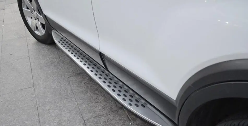 Для Chevrolet Captiva ходовые панели Авто Боковая ступенька бар педали Высокое качество абсолютно дизайн зерна Nerf Bars