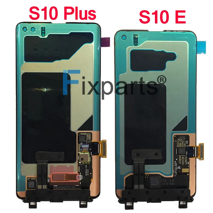 Black AMOLED LCD for SAMSUNG S10 LCD G9730 Display