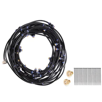 

Mayitr Outdoor Misting Cooling System Mist Nozzle Reptile Water Garden Patio Spray Sprinkler Water Kits System 5-20M