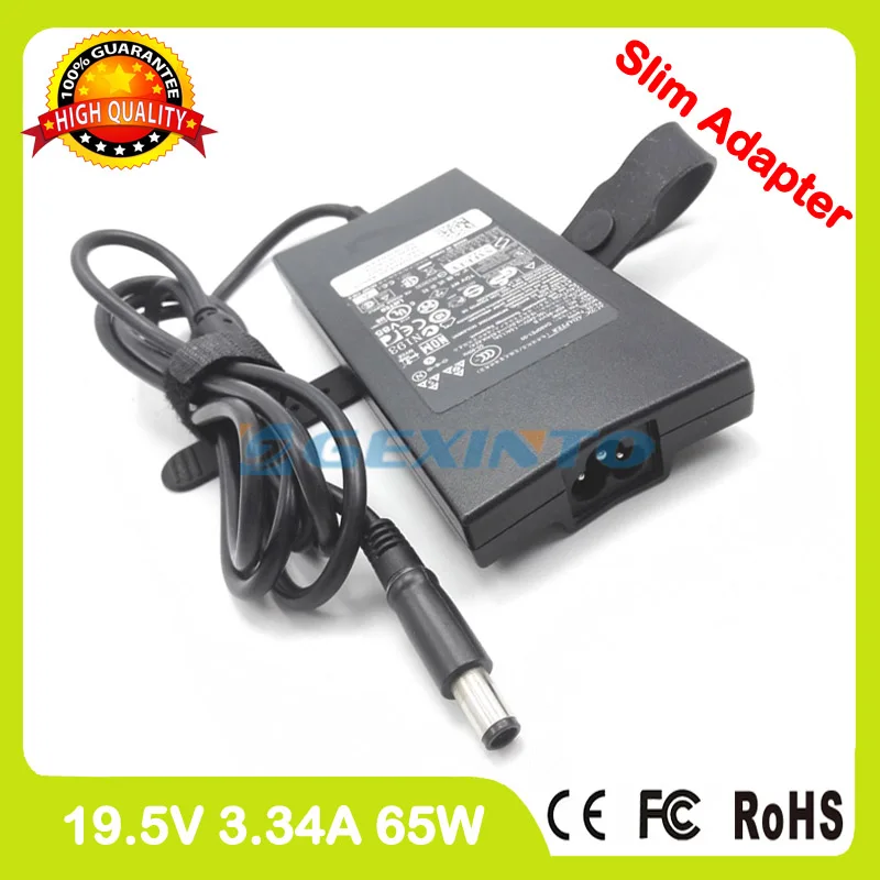 

AC adapter 19.5V 3.34A laptop charger for Dell Inspiron 15 5580 7547 7548 M5030 N5030 14RD 2528 2628 4528T 14VD 2308 14z 5423