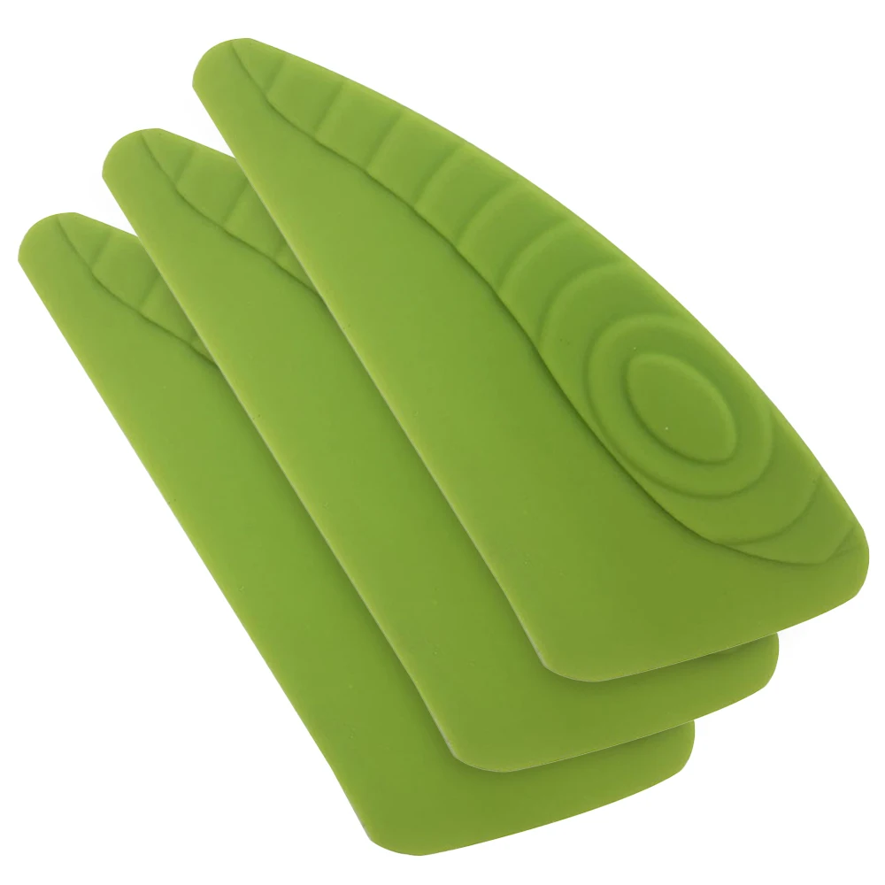 1PCS Green Creative Dishwashing Silicone Scraper Dishes Bowls Food Oil Cleaning Scraper Kitchen Cleaning Tools