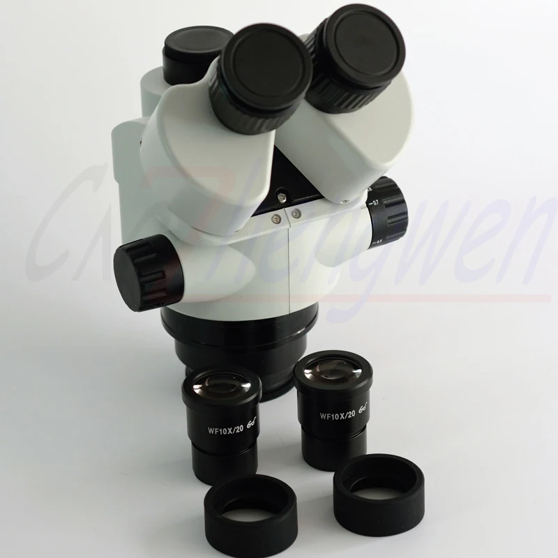 Тринокулярный Стерео микроскоп 7X-45X стерео микроскоп на шарикоподшипнике бум стенд Simul фокусный микроскоп+ 60 светодиодный светильник