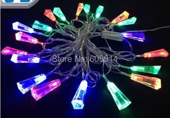 

[Seven Neon]Free shipping 110V/220V trash ice shape 4M 20leds party/Christmas/decoration/holiday led string light