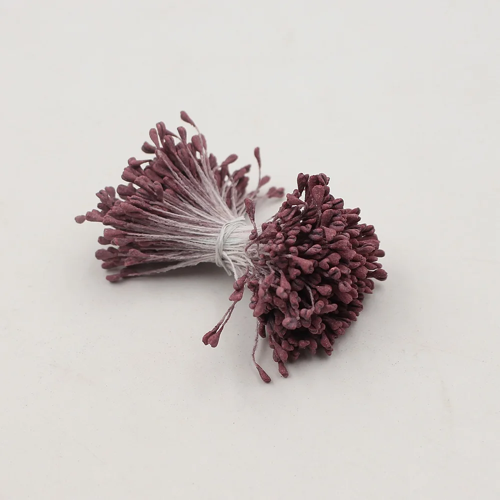 1 пачка =(360 шт) искусственный цветок двуглавый матовый тычинки DIY ремесло карты торт украшения цветы для дома Свадебная вечеринка