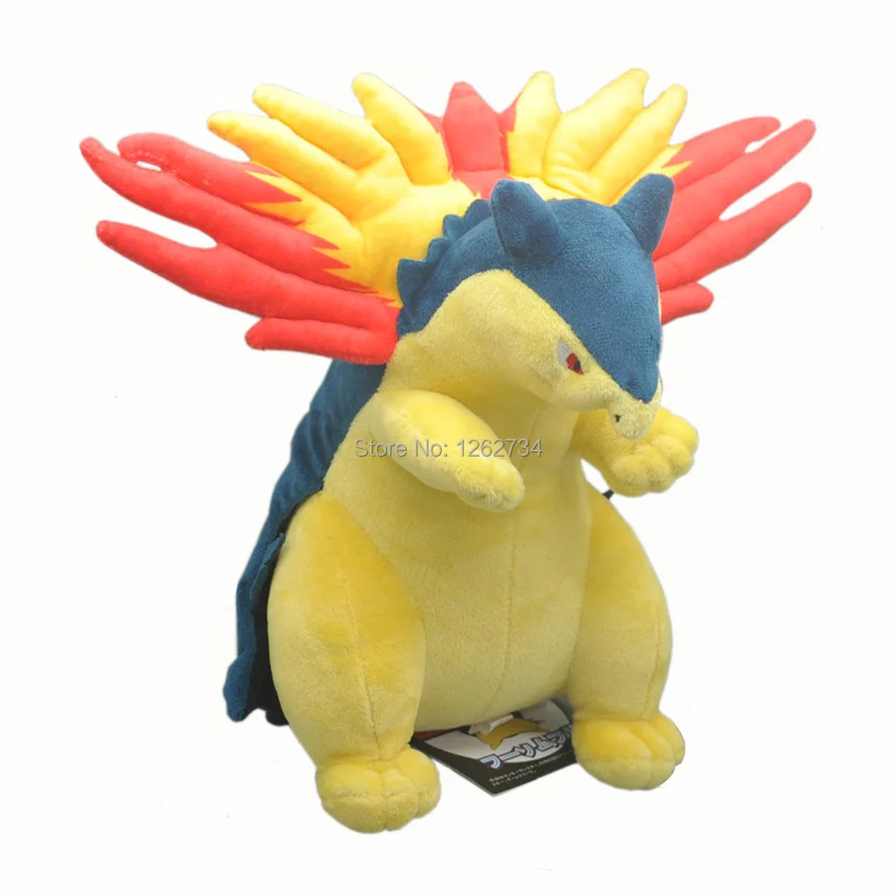 Typhlosion 25 см мягкие куклы животные для лучших подарков плюшевая кукла фигурка в