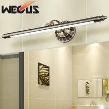 500mm europe american bathroom lamp retro bedroom mirror light led hotel restaurant decoration light 85-265V 8W