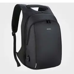 Тонкий рюкзак для ноутбука мужской 15,6 дюймов офисный рюкзак для мужчин деловая сумка унисекс черный сверхлегкий рюкзак тонкий рюкзак