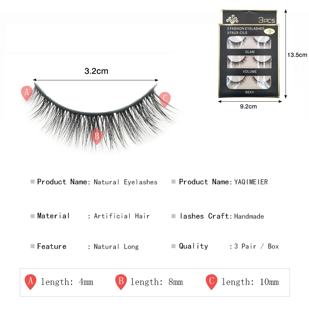 False Lashes LY3D03  (8)