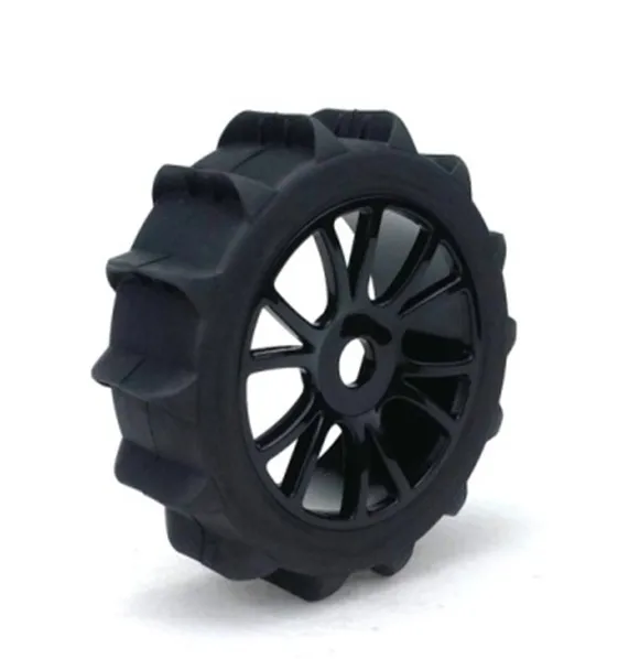 

4pcs RC 1/8 Scale RC Off Road Buggy Snow Sand Paddle Tires Tyre and Wheels 84-805