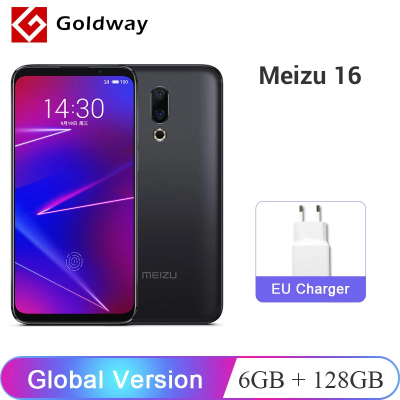 Глобальная версия Meizu 16 6 ГБ Оперативная память 128 Гб Встроенная Snapdragon 710 Octa Core 0