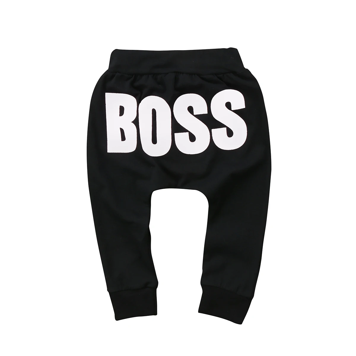 Baby PP Pants Letters Print Long Elastic Harem Pants Toddler Kids Baby Boy Girl Cotton Loose