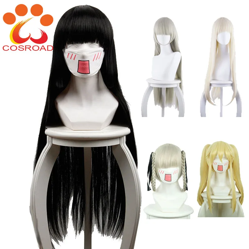 Парики для косплея Cosroad Kakegurui косплей парики ририка момомобами Руна йомозуки Мэри