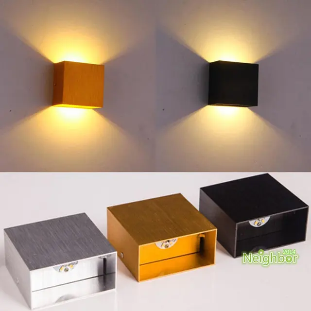 Nieuwe Moderne 6 W LED Vierkante Wandlamp Hall Looppad Woonkamer ... Nieuwe Moderne 6 W LED Vierkante Wandlamp Hall Looppad Woonkamer ...