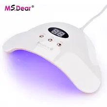 Светодиодный УФ-светильник для ногтей, Сушилка для ногтей, Гель-лак для ногтей, отверждение, инфракрасное зондирование, ЖК-дисплей, аппарат для маникюра, инструменты для маникюра