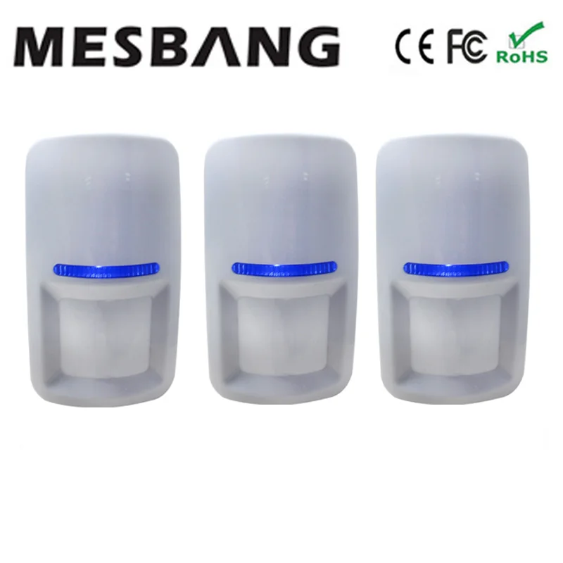 

infrared detector for home security GSM alarm system free shipping