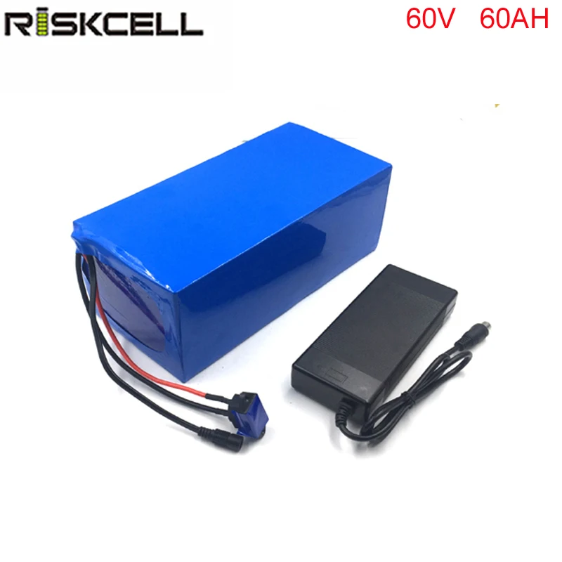 ebike lithium battery 60v 60ah lithium ion bicycle battery 60v 3000w electric bike battery for kit electric bike with 5a charger