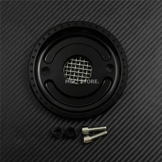 Front Pulley Cover Fit For Harley Sportster XL 2004-2015 2016 2017 Black Chrome
