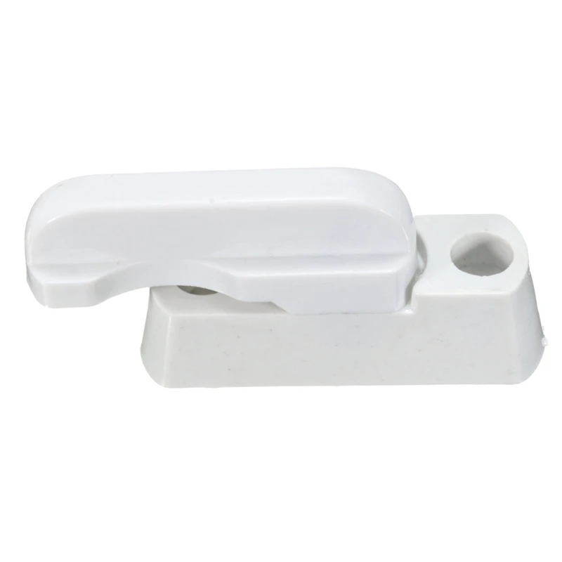 

1 Pcs Plastic White Window Door Lock Sash Security Swing Latch Handle Lock Home Housing Safely Opening Closing