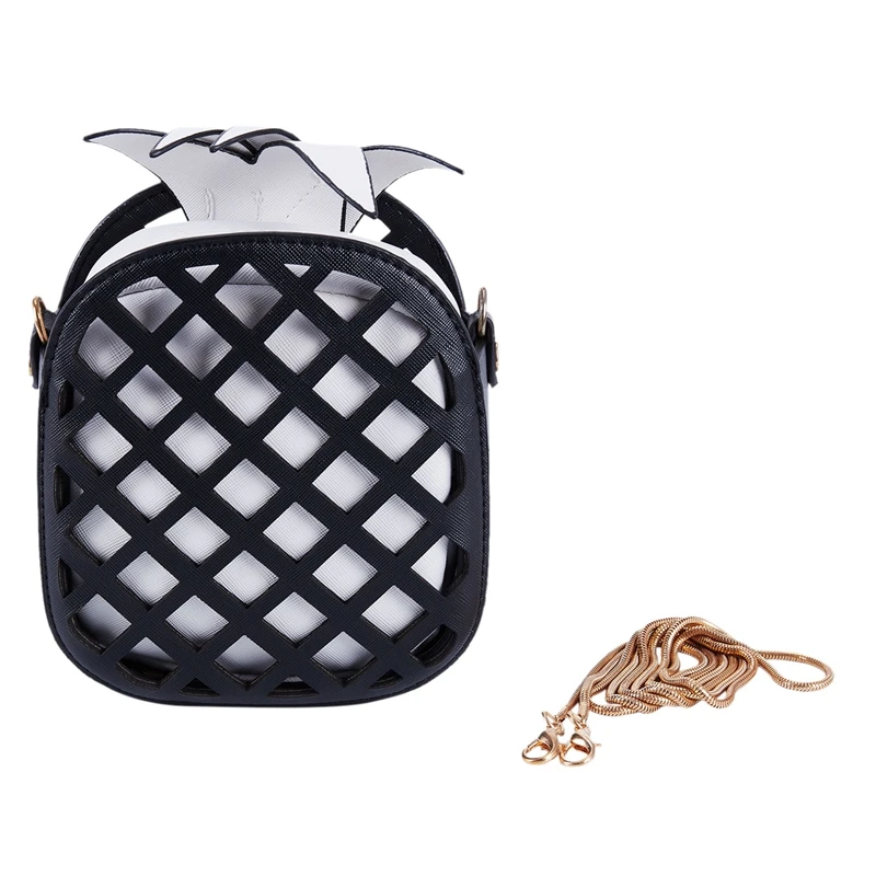 

Women Fashion Pineapple Shape Lovely Handbags Cute Shoulder Bag for Women(Black)