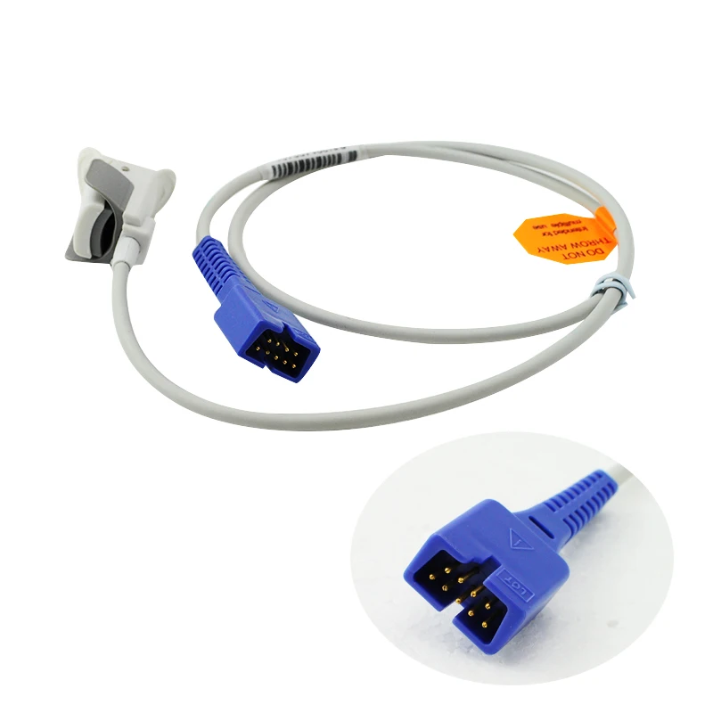 

Medical Care Nellcor Reusable Pediatric Spo2 Sensor Infant Child Kids Finger Clip Compatible DS100A Fit for Children