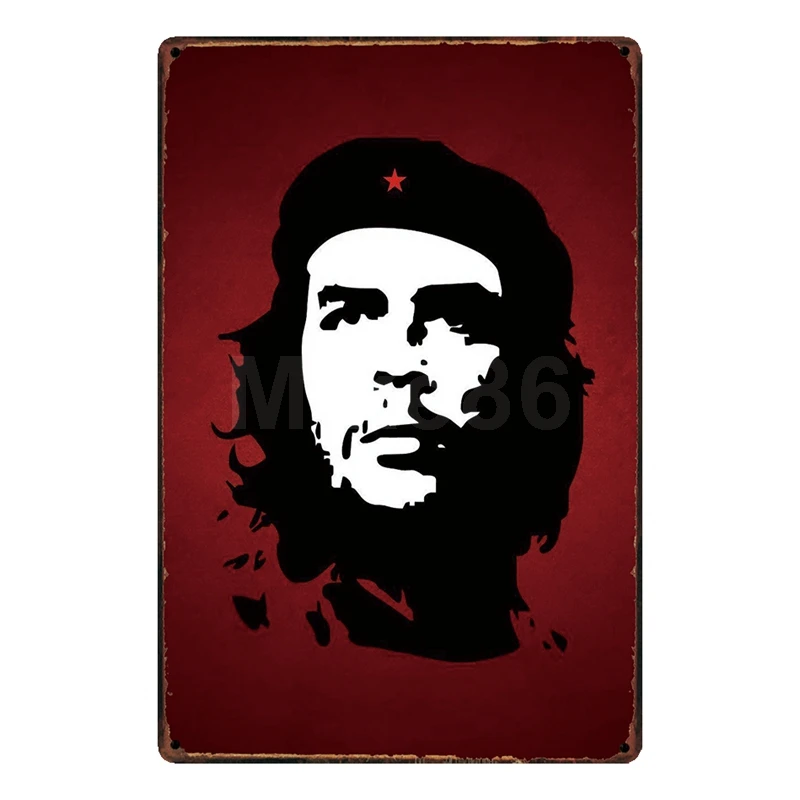 [Mike86] CHE GUEVARA металлический знак художественный настенный фестиваль украшение для паба кафе комнаты клуба вечерние настенная табличка в стиле ретро живопись FG-137