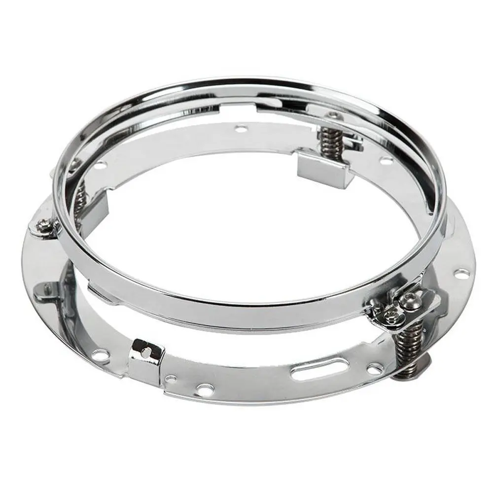 1 PCS chrome headlight bracket for 7inch jeep headlight 7" round led