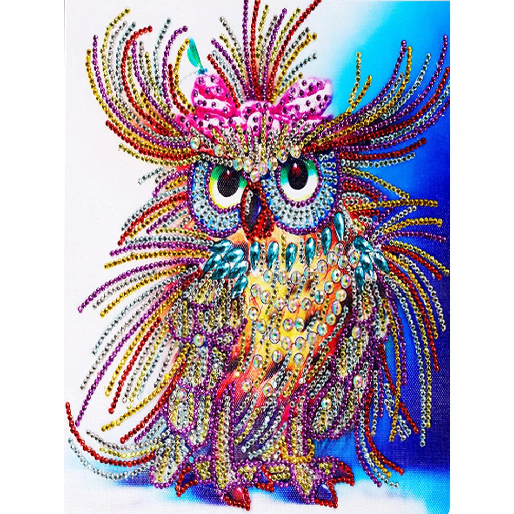 

Hot Owl Diamond Painting DIY 5D Diamond Cross Stitch Kit Creative Crystal Rhinestone Picture Series Diamond Embroidery Crafts