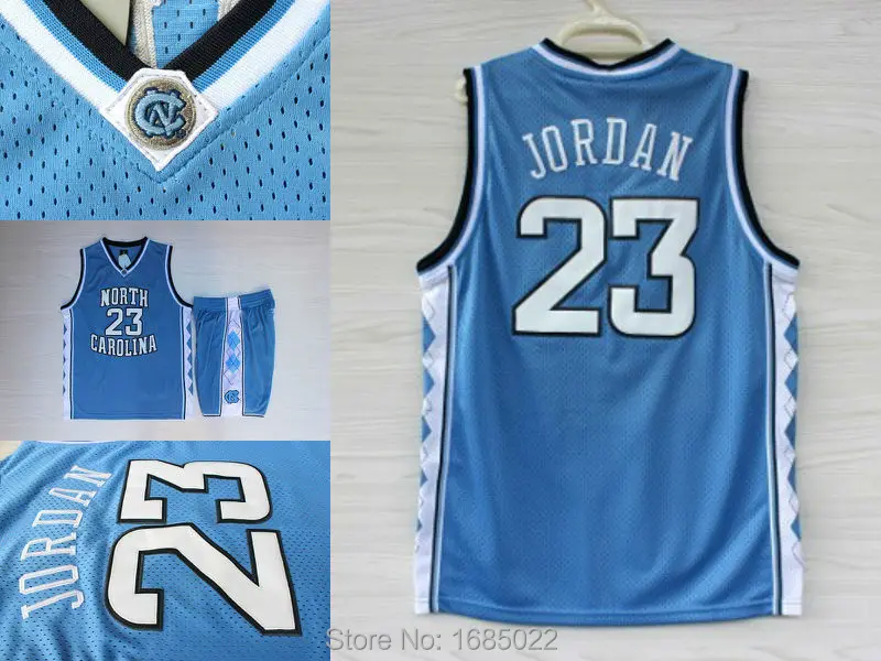 CYFANS New North Carolina 23# Blue Black White Men's Basketball Jersey