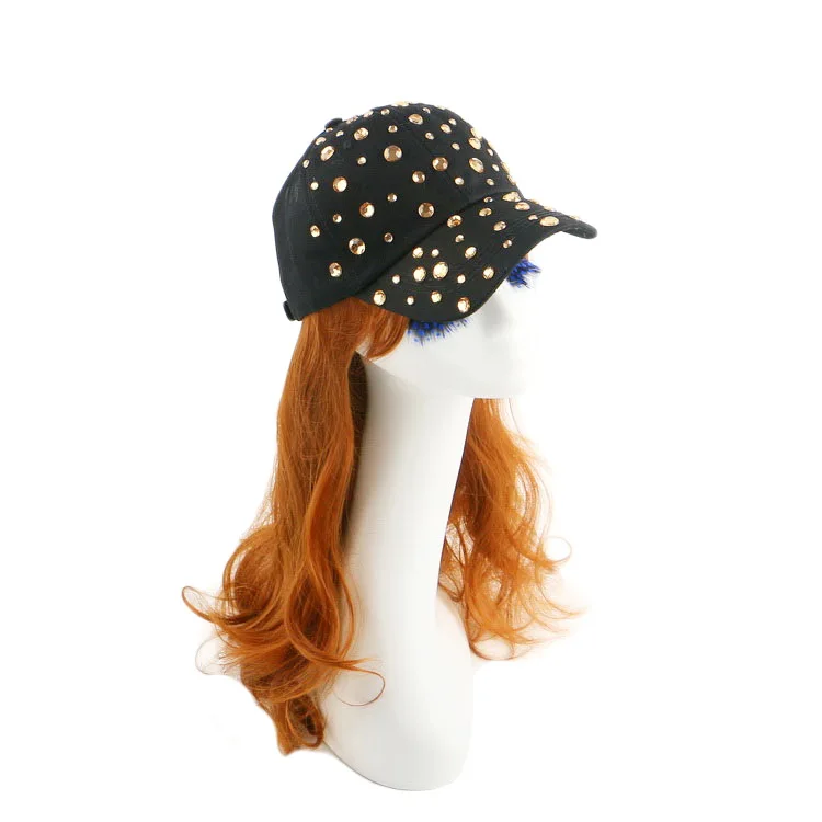 Лидер продаж Rhinestone Спайк шпильки в стиле хип-хоп Snapback шляпы для женщин Новинка для женщин Брендовые женские спортивные бейсболка Открытый