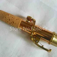 Сопрано для саксофона на шею фосфорный бронзовый материал Золотая Лаковая Поверхность Аксессуары для инструментов саксофон разъем 16,8 мм