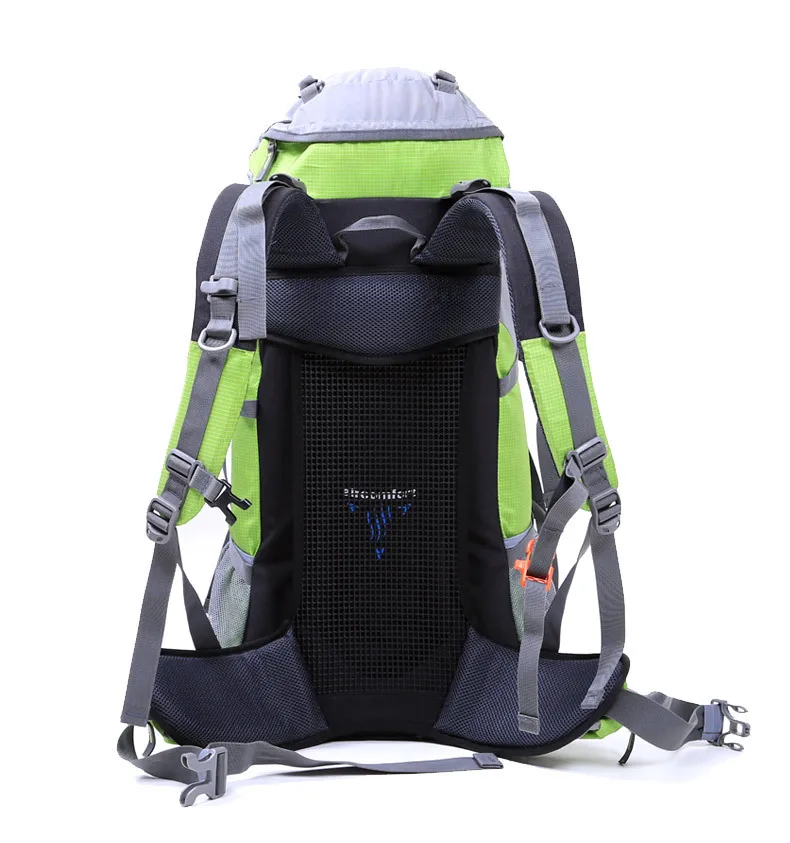 Hewolf outdoor waterproof and tear resistant backpack camping professional mountaineering bags riding equipment backpacks 50L Hewolf outdoor waterproof and tear resistant backpack camping professional mountaineering bags riding equipment backpacks 50L