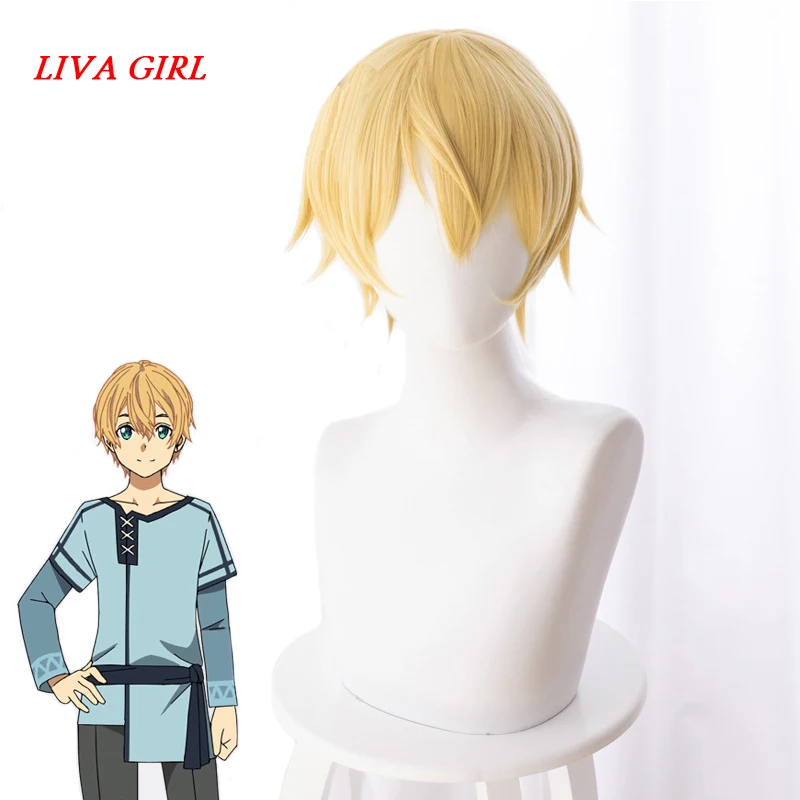 Sword Art Online Alicization SAO Eugeo косплей парик для волос синтез желтый полукрученый
