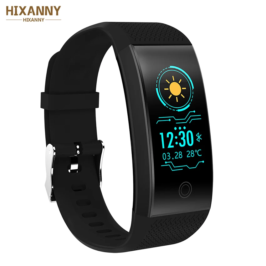

2019 Color Screen Smart Bluetooth Bracelet Heart Rate Monitor IP68 Waterproof Fitness Tracker Band Sports Wristbands Men Women