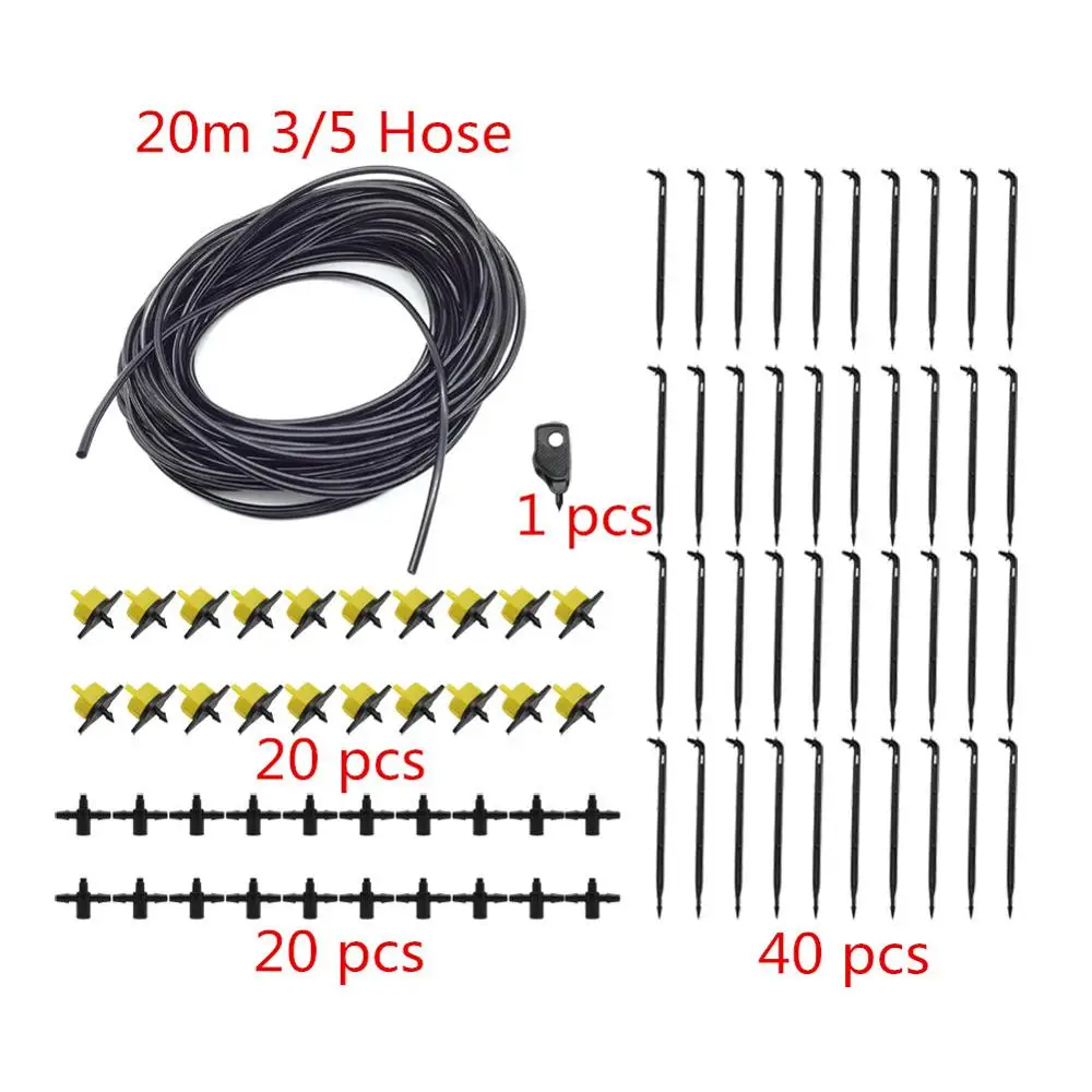 2L/4L/8L комплект для капельницы+ 1 шт. 3 мм Дырокол инструменты для сельского хозяйства теплицы стрелы капельница полив набор 10 комплектов, 20 комплектов - Цвет: Kit 18220