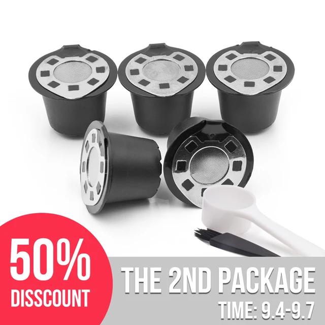 Best Price Refillable Nespresso Capsule for Nespresso Coffee machine Metal Lid Multi Bottom Hole Capsule Reusable Nespresso Capsule Best Price Refillable Nespresso Capsule for Nespresso Coffee machine Metal Lid Multi Bottom Hole Capsule Reusable Nespresso Capsule