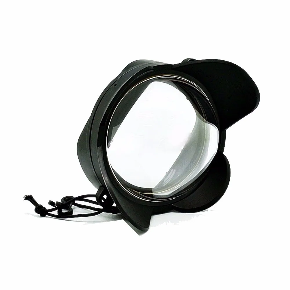 MEIKON рыбий глаз широкоугольный мокрый коррекционный купол порт объектив(квадратный адаптер) для NEX 5R/5T NEX6 NEX7(18-55) камера