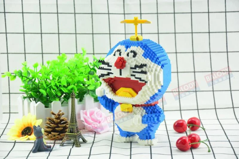 Balody 16027 мультфильм аниме Дораэмон синий кот животных Pet DIY 3D модель