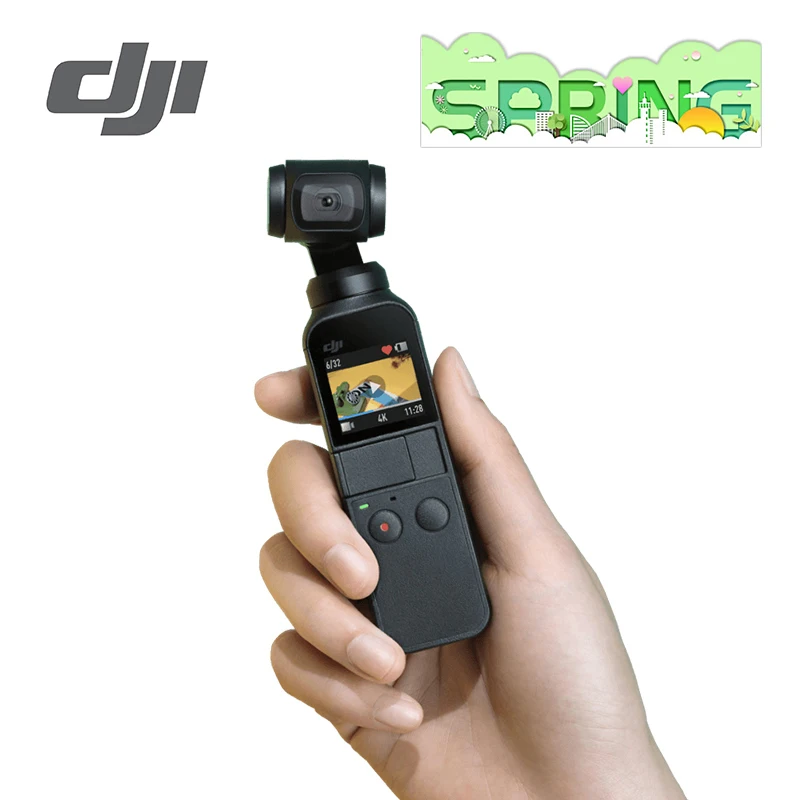 DJI Osmo Pocket 4K 60fps Video Mechanical Stabilization Intelligent Shooting 3-axis stabilized handheld camera