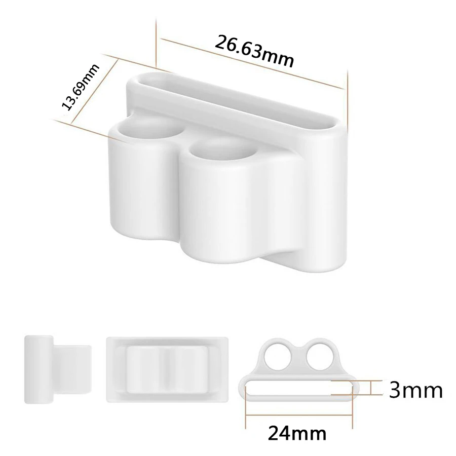 3 в 1 Набор для Apple Airpods анти потерянный ремешок + держатель ремешка часов крючок