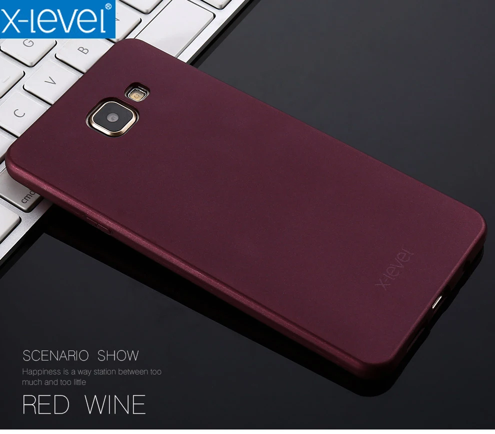 

X-Level Silky TPU Phone Case For Samsung Galaxy A5 2017 A520 A520F Ultra Thin Protective Back Soft Cover Case