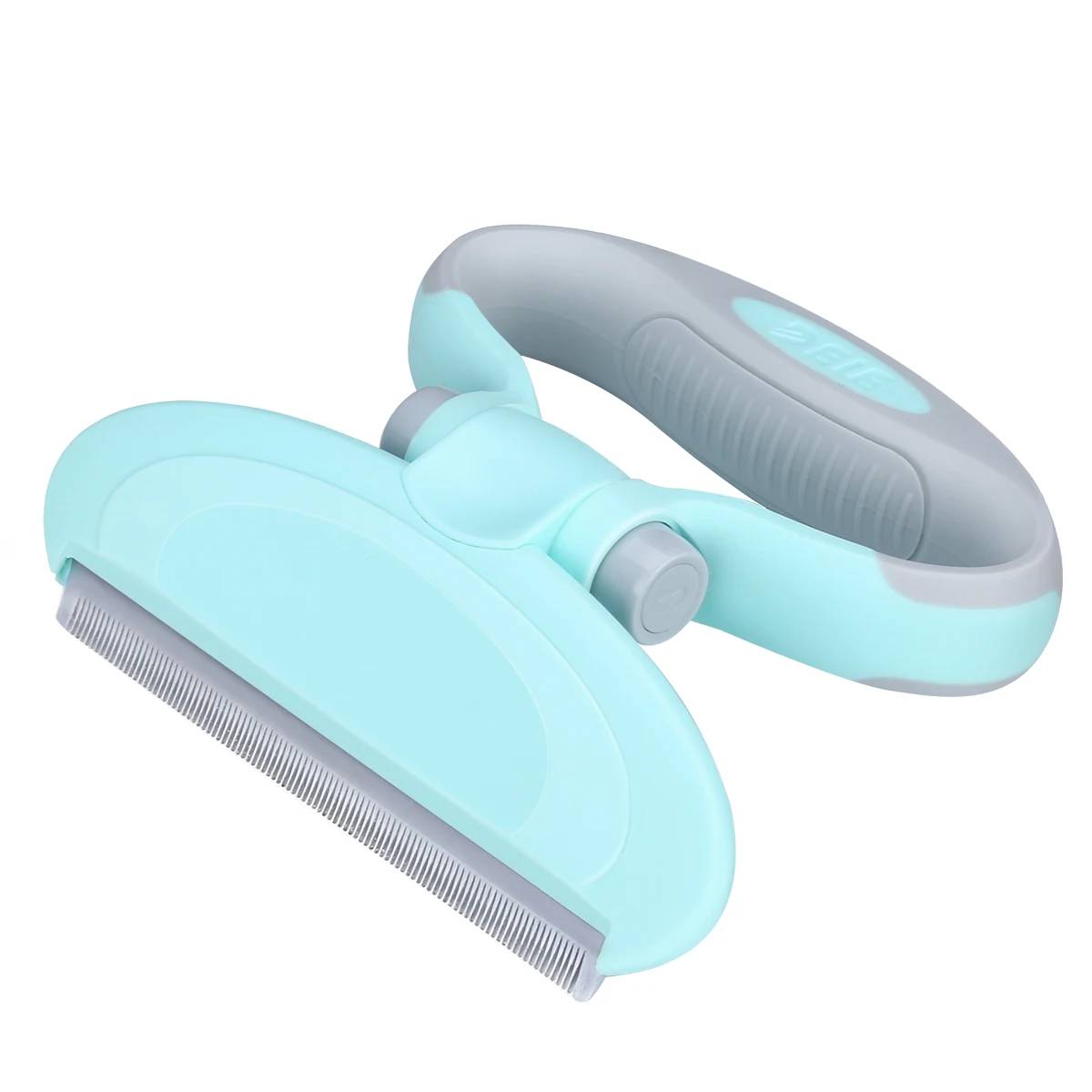 Складная Щетка для ухода за шерстью питомца собачья кошачья шерсть щетка для удаления расческа триммер для домашних животных линять ПЭТ Уход за лошадьми инструменты кошка расчески для волос чистый удалить - Цвет: Day Sky Blue