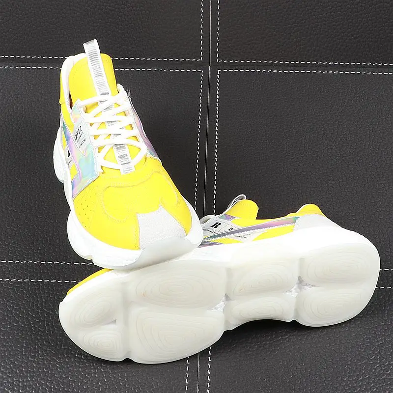 Fashion Men Miked colors comfortable flats thick bottom Shoes skateboard Man Trending Leisure Shoes web celebrity zapatos hombre