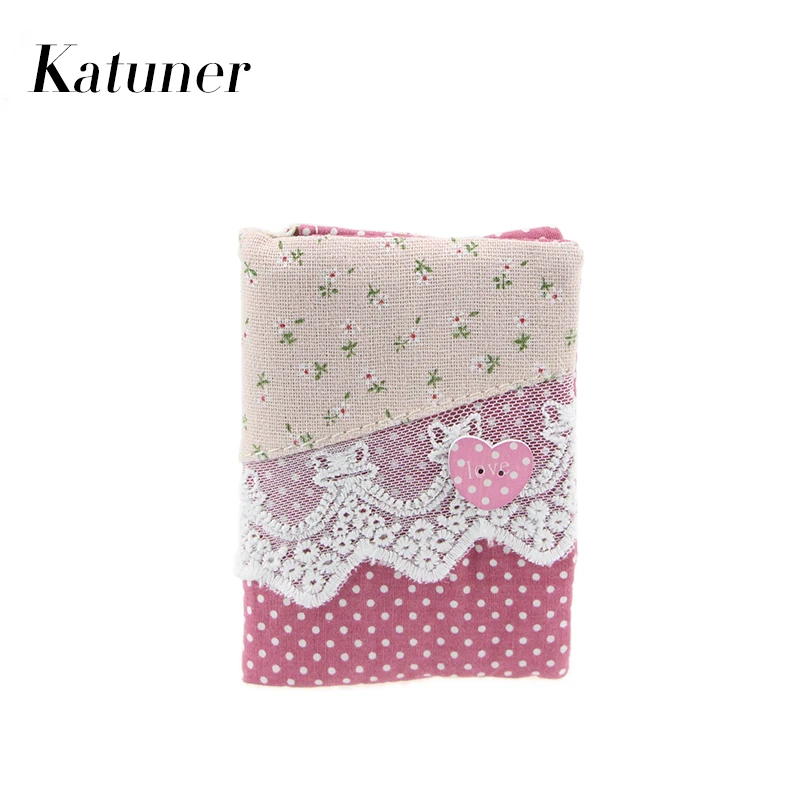 

Katuner New 16 Bits Fresh Floral Card Holder Female Canvas Creditcard Wallet Women ID Holder Bag Ladies String Cardholder KB009