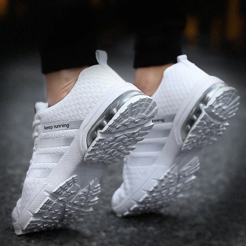 

DAFENP Sport Running Shoes Men Couple Casual Men Shoes Flats Outdoor Sneakers Mesh Breathable Walking Footwear tenis masculino